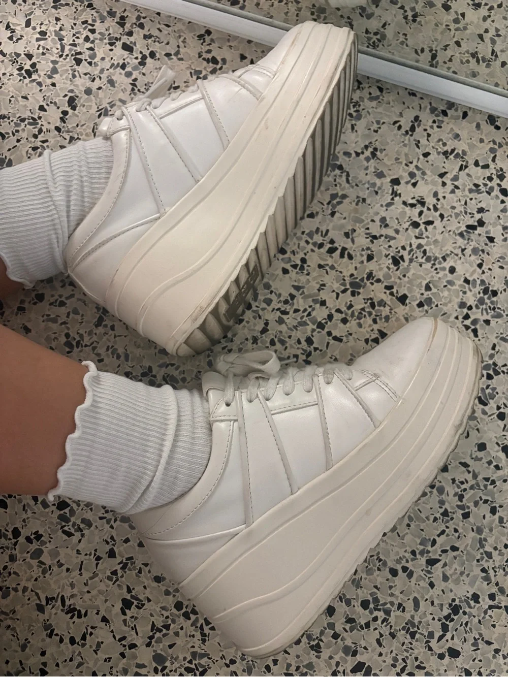 ZARA TRF Platform Sneakers